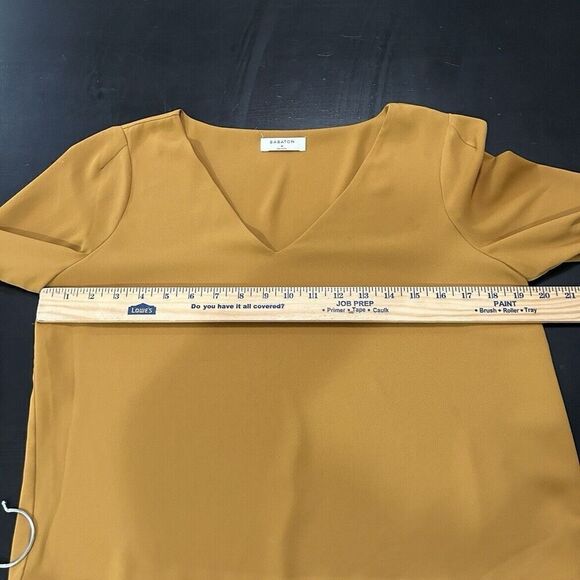Arirzia Babaton Murphy Blouse Yellow Harvest Gold Size Medium - Picture 6 of 11